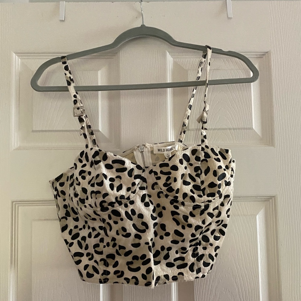 Wild honey cropped corset top!!